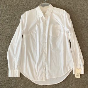 White button down shirt